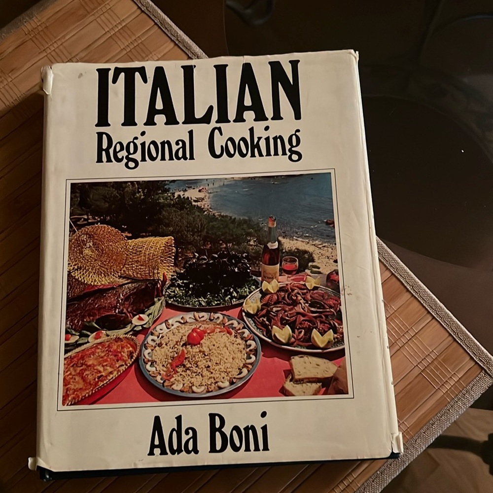 Italian regional cooking by Ada Boni cookbook
